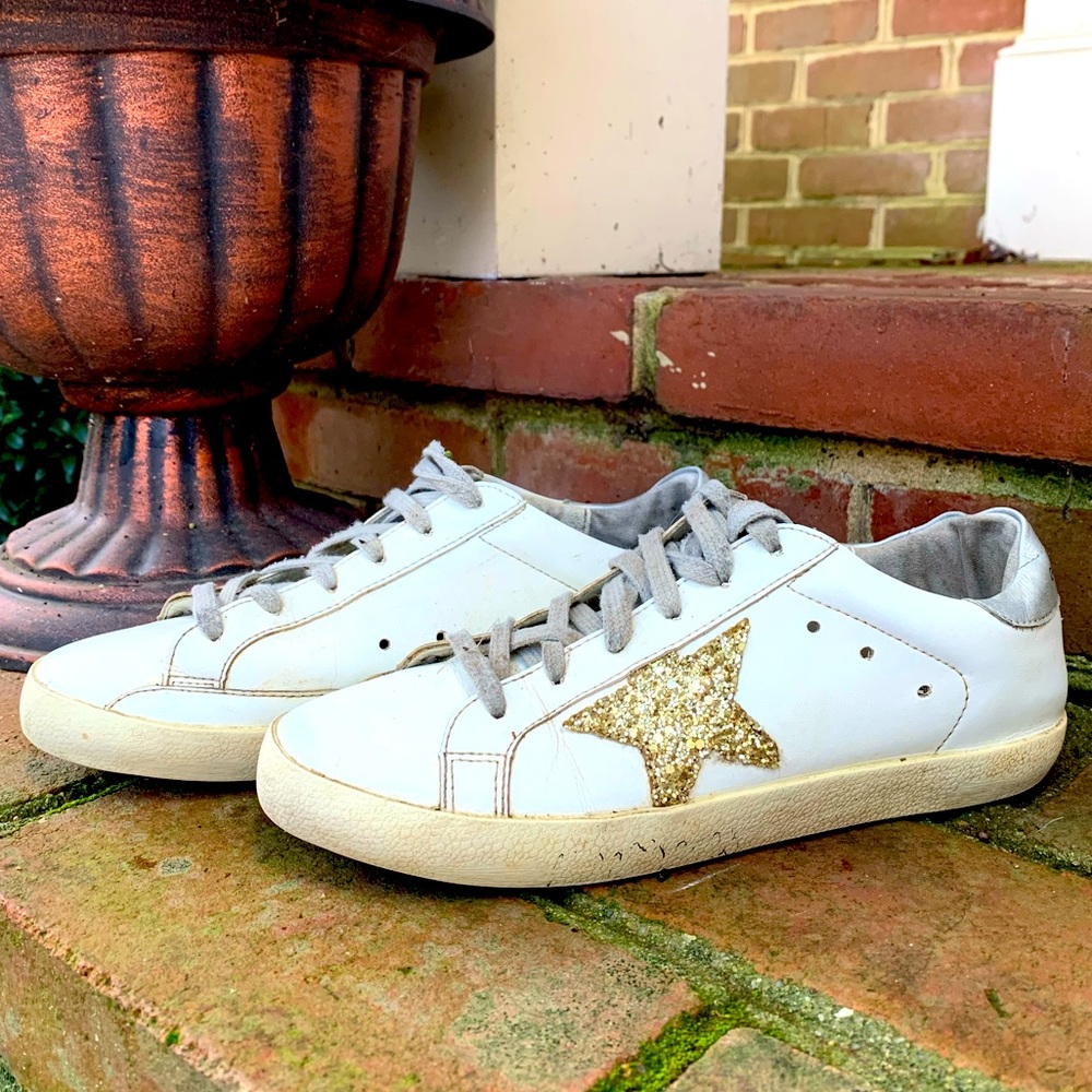 Golden Star Wanna-Be GGDB Golden Goose White Sneakers